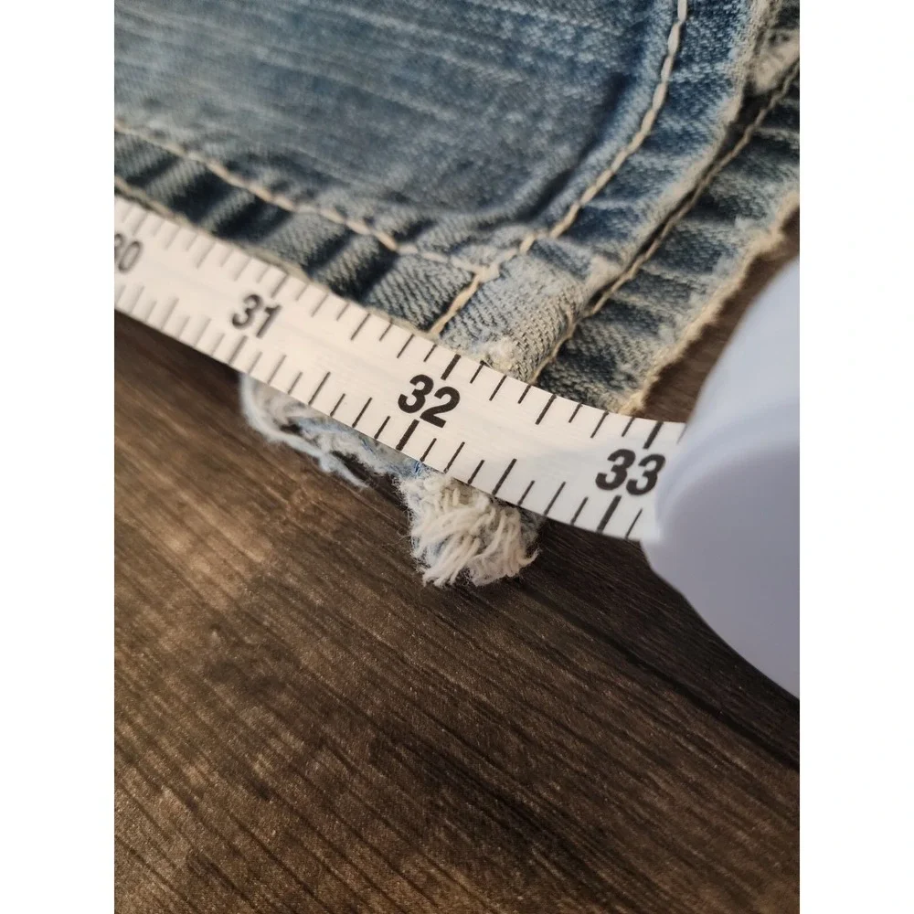 Buckle BKE Carter Straight Leg Jeans Mens Size 31L Medium Wash  distressed